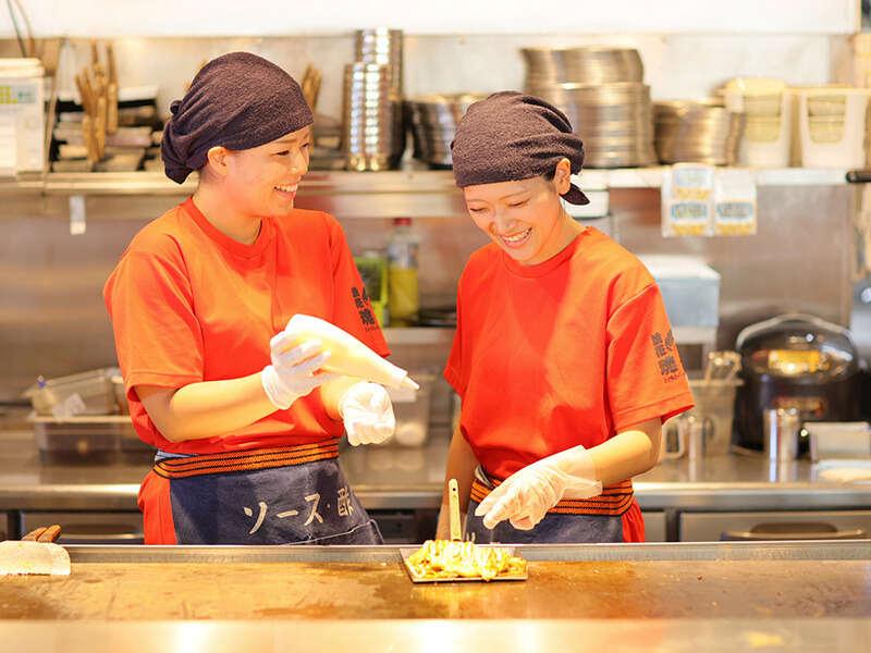 お好み焼本舗 イオンモール橿原店の仕事画像2