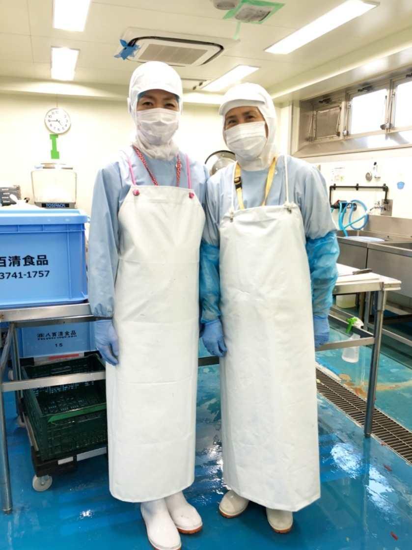 株式会社八百清食品 加工部の制服2