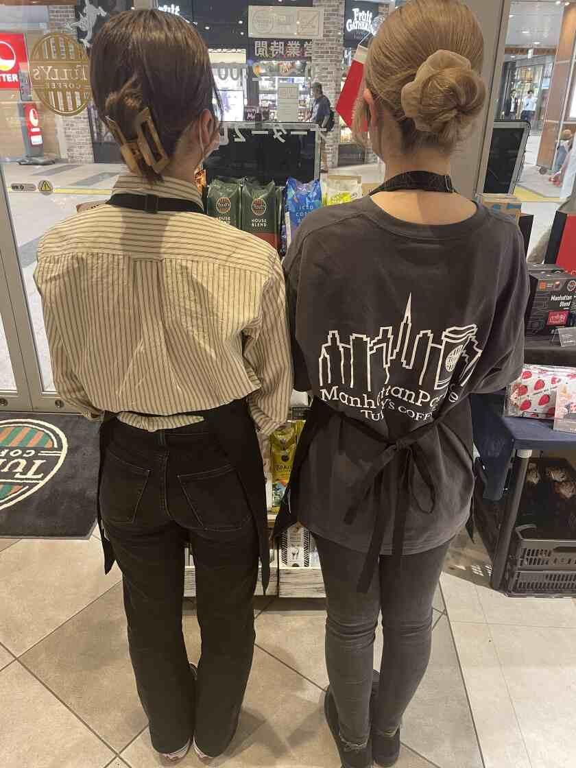 タリーズコーヒー宇都宮駅ビルパセオ店の制服2