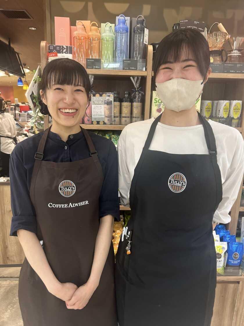 タリーズコーヒー東武宇都宮店の制服1