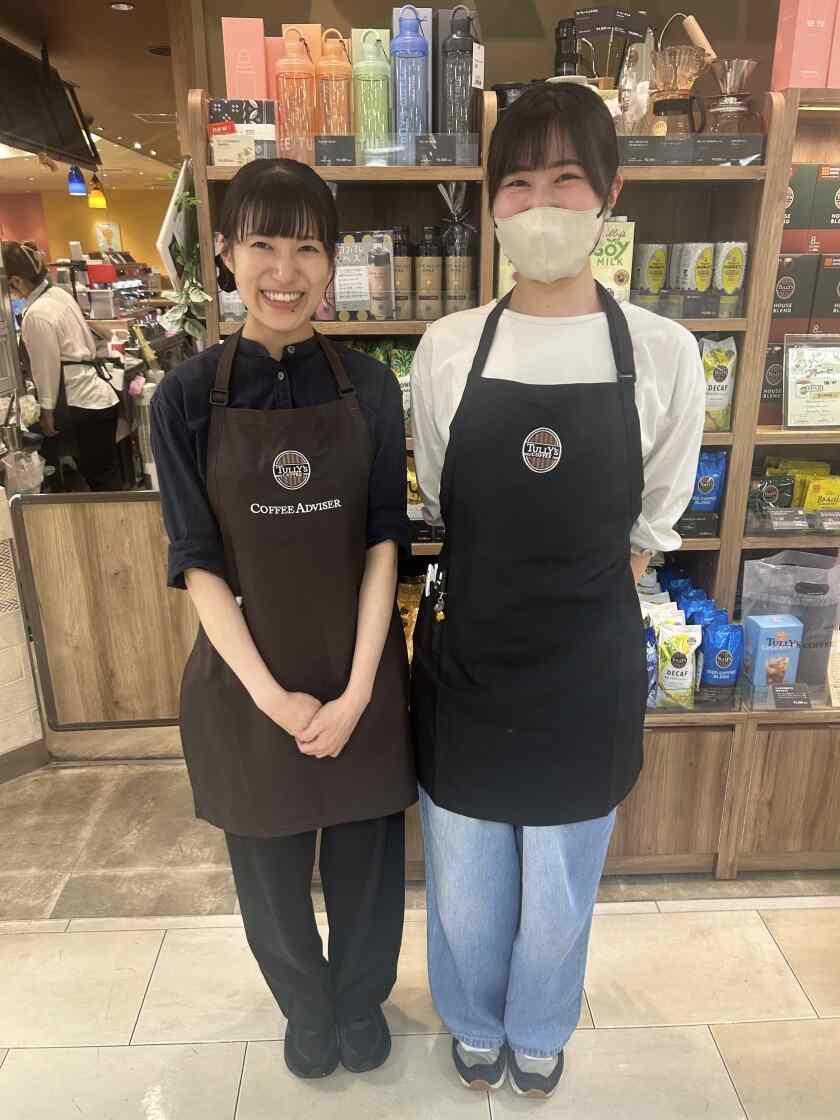 タリーズコーヒー東武宇都宮店の制服2