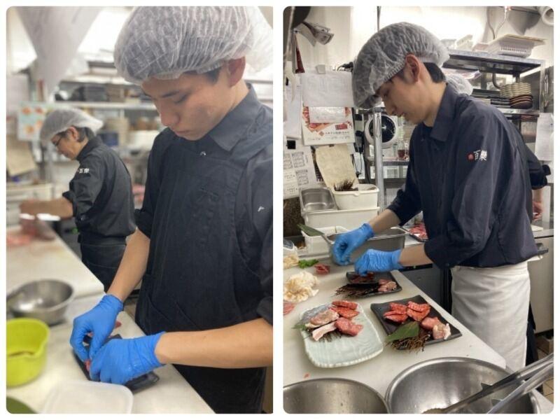 居間焼肉 百欒の仕事画像1