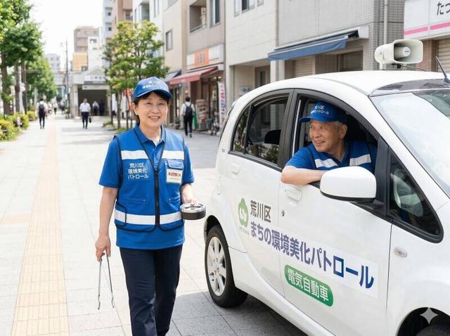 \社会貢献/60代も活躍中!体力負担少なめ地域パトロール★(サービス、荒川区)のイメージ画像