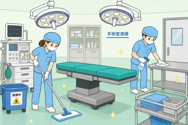 新規受託につき募集!寸志あり♪モクモク作業/週3~/手術室清掃(サービス、守口市)のイメージ画像