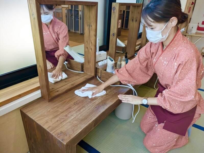 天然温泉 源泉かけ流し きぬの湯の仕事画像3