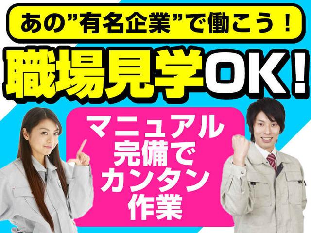 未経験OK!|モクモク作業*樹脂成型品の検査|即日給料・駅近(工場・製造、高槻市)のイメージ画像