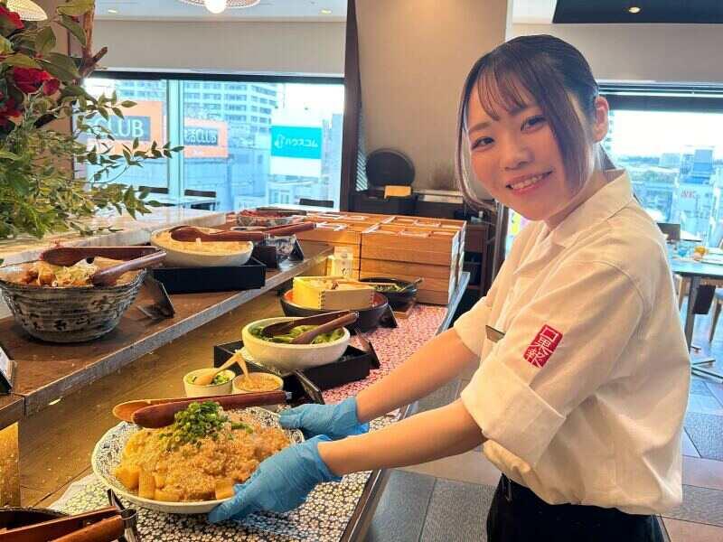 つなぐば(和食ビュッフェ・蕎麦屋・地産品販売店)の仕事画像1