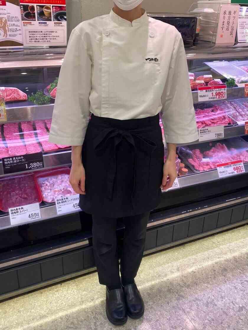 つの田 宝塚阪急店(精肉店)の制服1