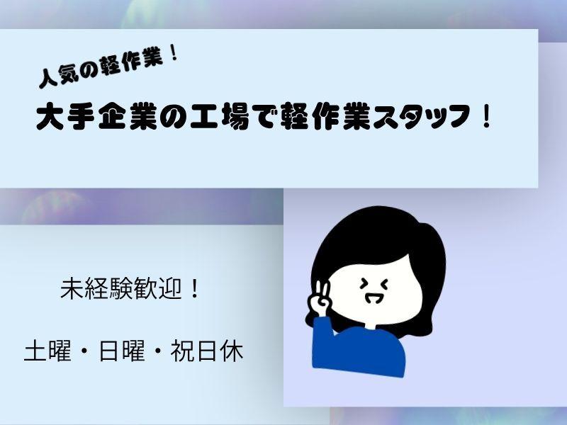 【派遣】人気の軽作業!製品検査【有田市】の仕事画像1