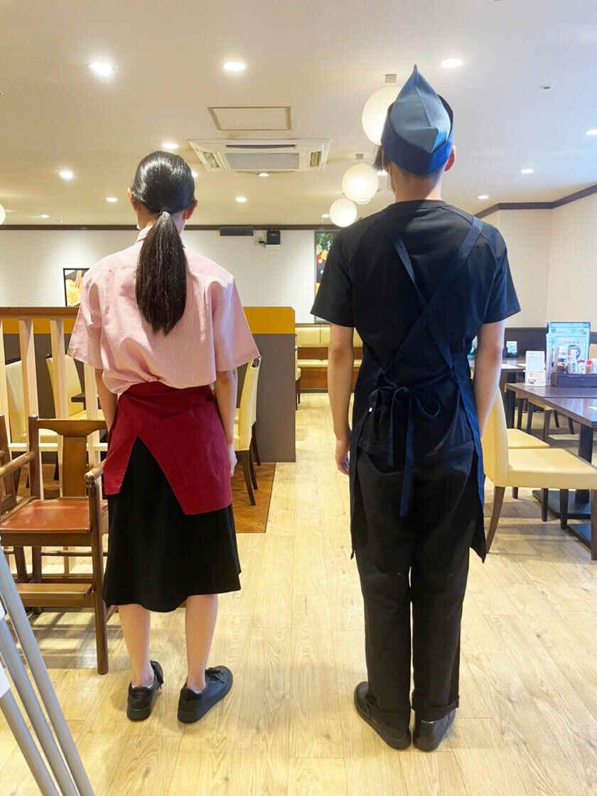 花満円(はなまんまる) つかしん店の制服2