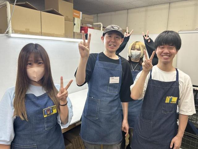 オシャレ自由♪対面接客少な目◎ネット販売部門スタッフ(軽作業・物流、久留米市)のイメージ画像