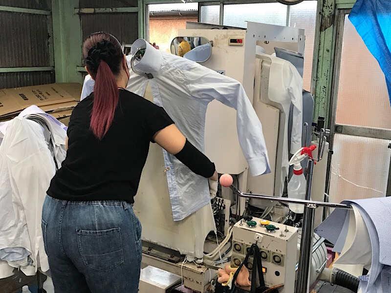 日の出ドライクリーニング 町屋工場の仕事画像1