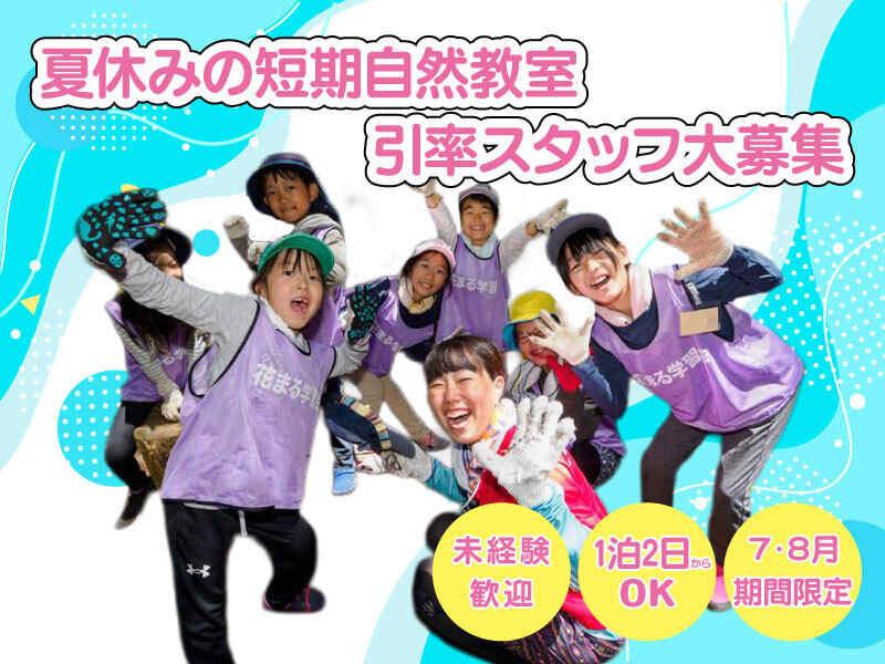 花まる学習会 野外体験部 サマースクールの仕事画像1