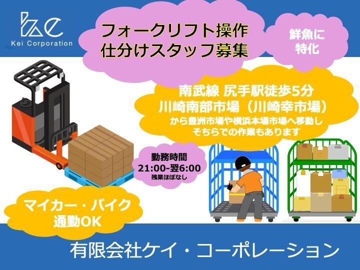 川崎南部市場 川崎の仕事画像1