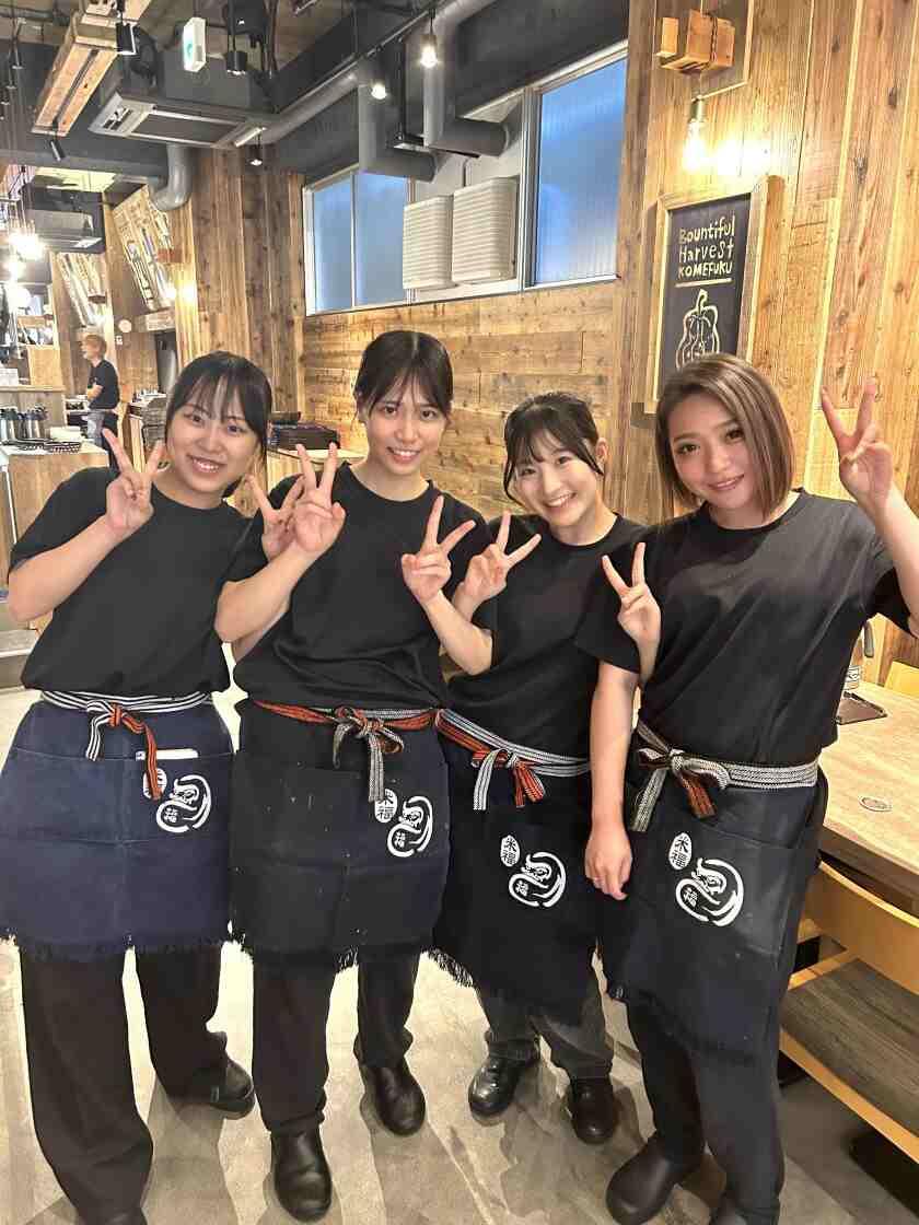 天ぷら米福 四条烏丸店の制服2