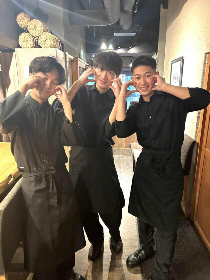 天ぷら米福西梅田店の制服2