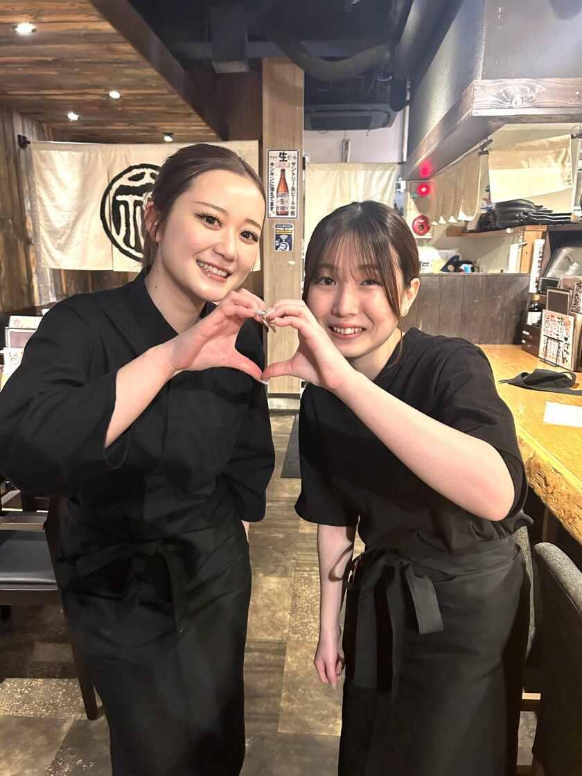 天ぷら米福西梅田店の制服1