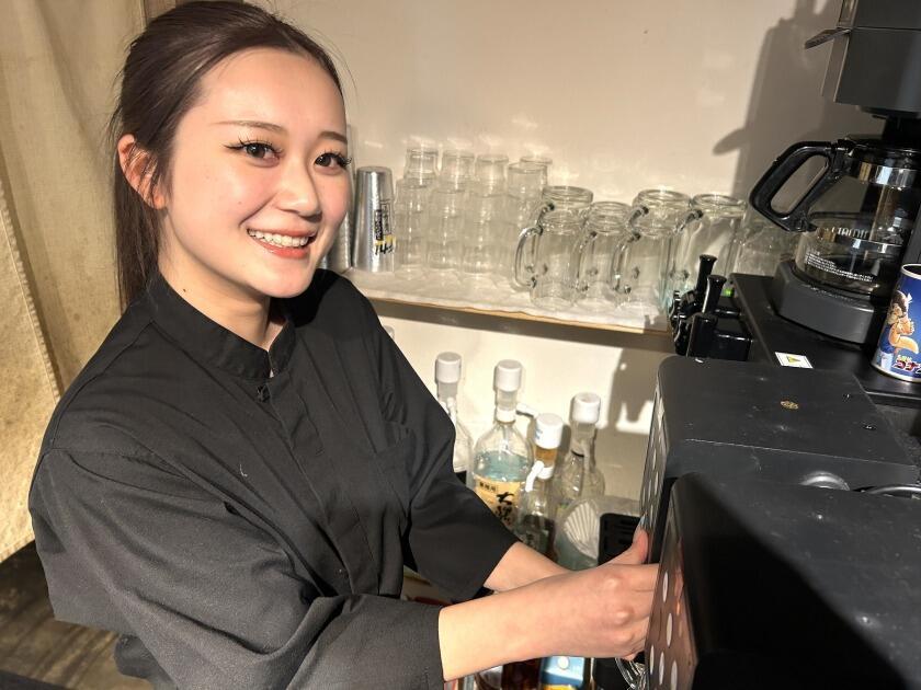 天ぷら米福西梅田店の制服3