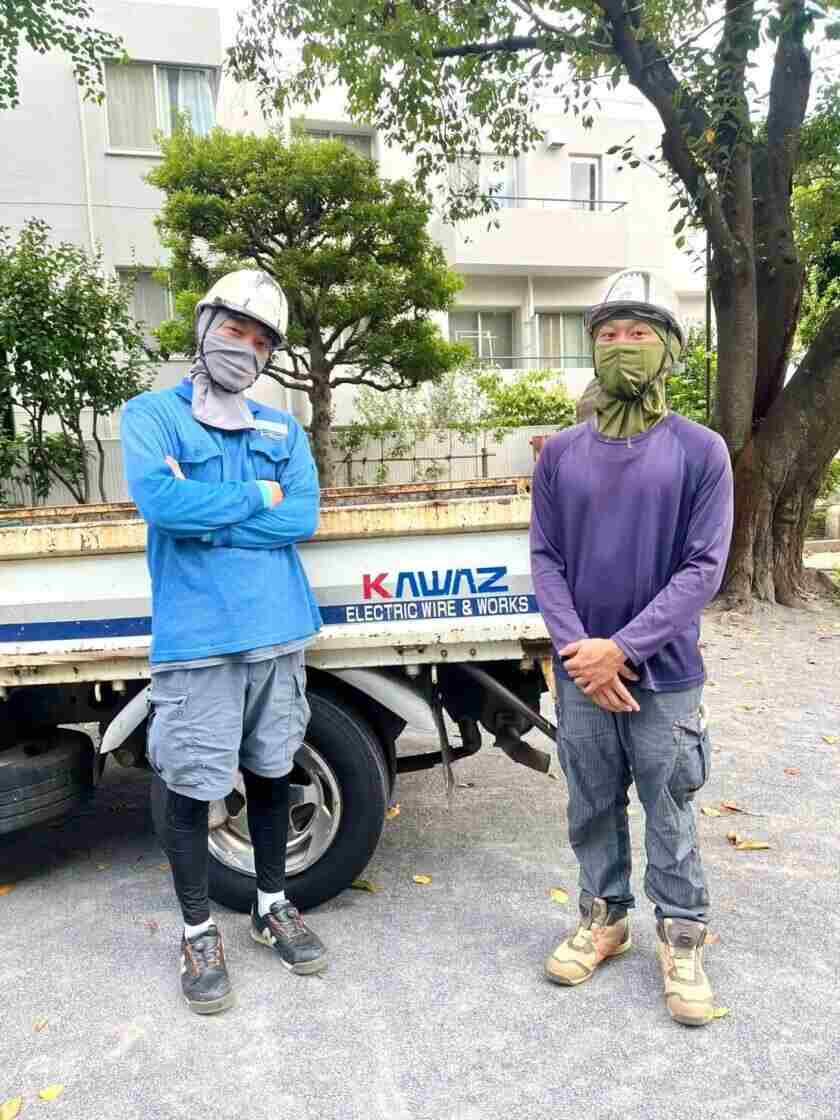 有限会社河津電設の制服1