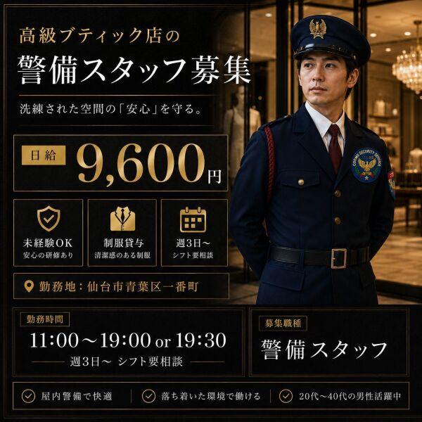 コスモ警備株式会社 仙台営業所1号(契約社員)の仕事画像1