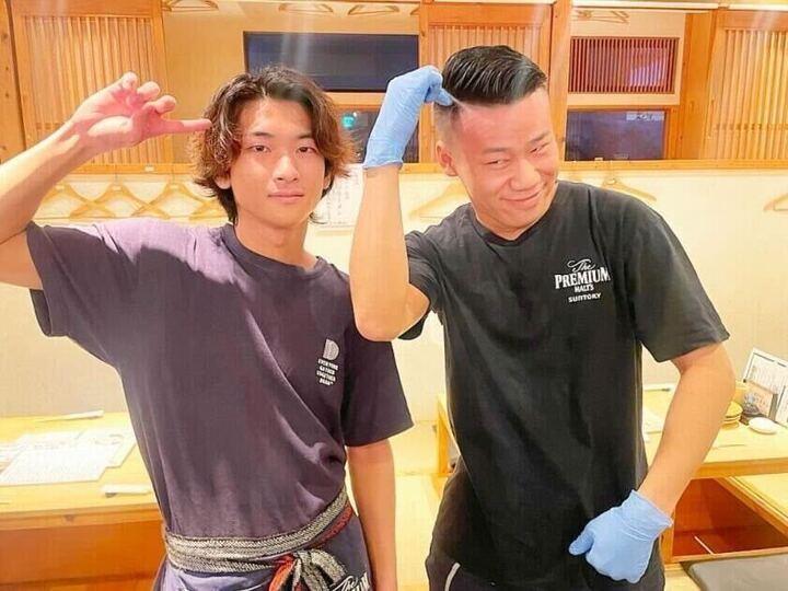 魚肉菜 座頭 道安の制服3