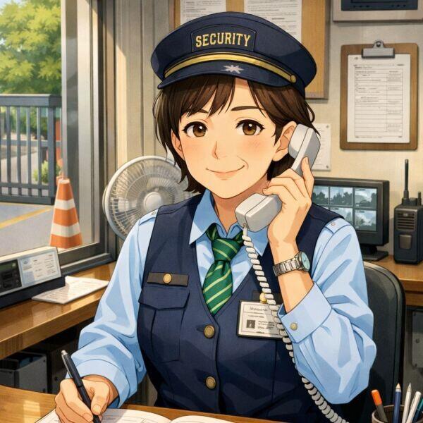 守衛所受付の仕事画像1